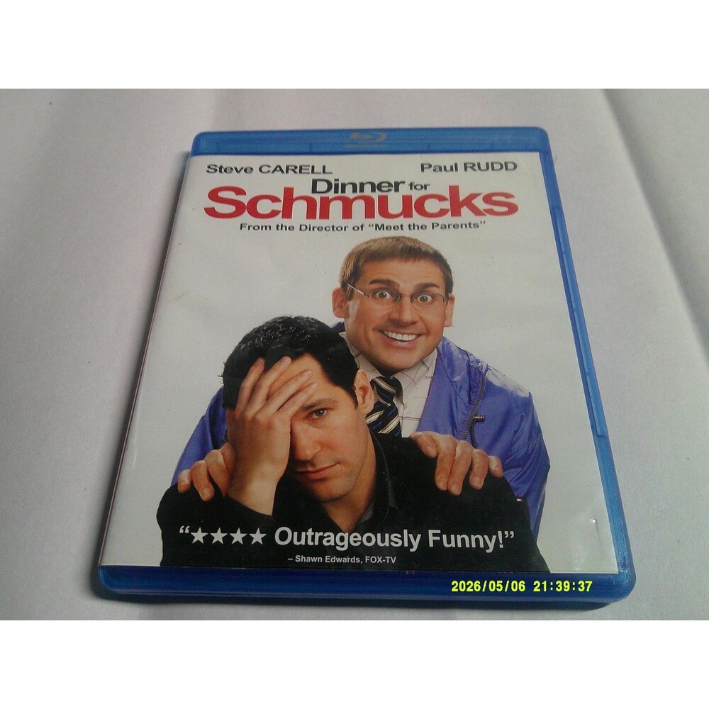Dinner for Schmucks Blu-ray Steve Carell Paul Rudd Comedy Movie Paramount